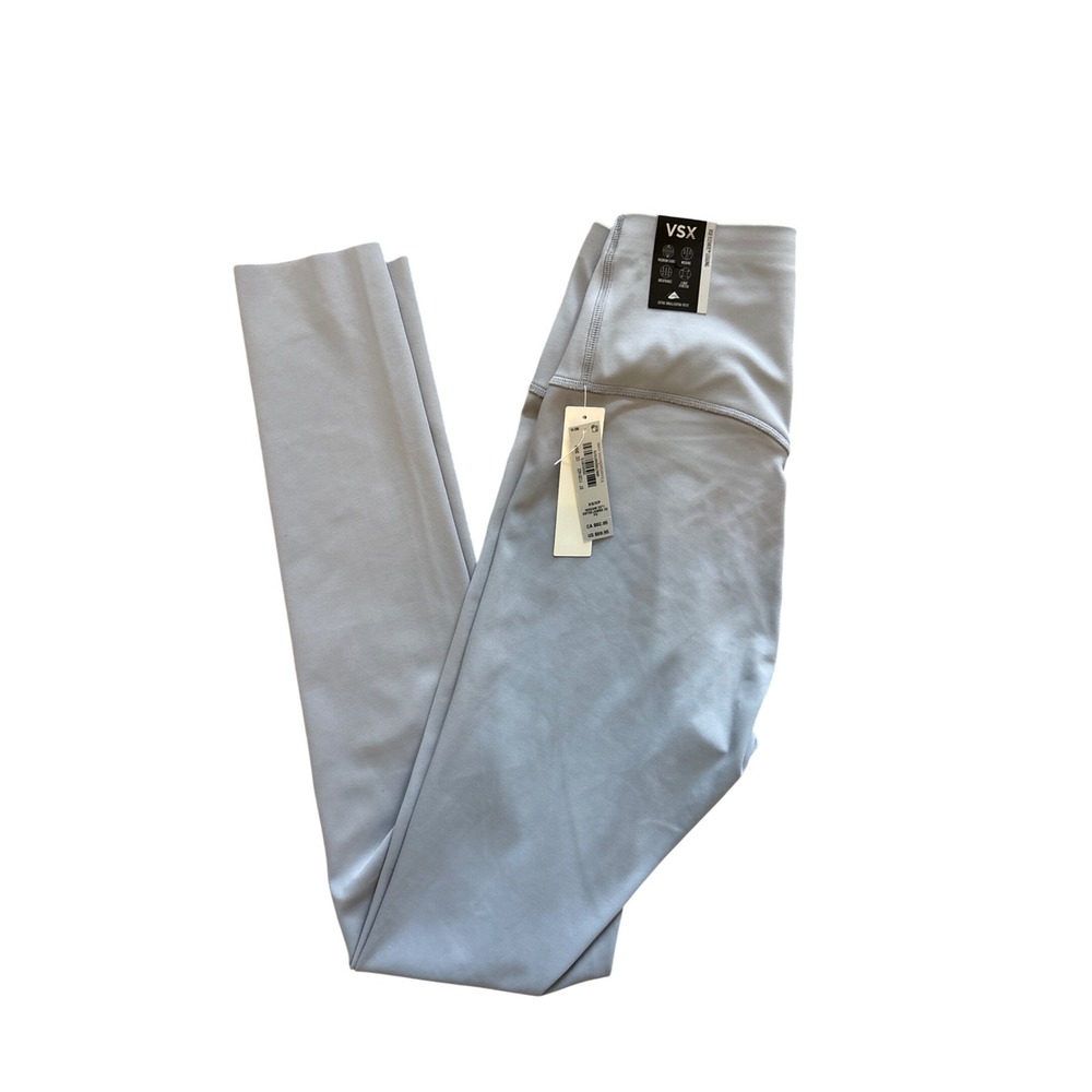 VSX Victoria's Secret Elevate Leggings High Rise Light Blue XS 25"‎ Inseam NWT